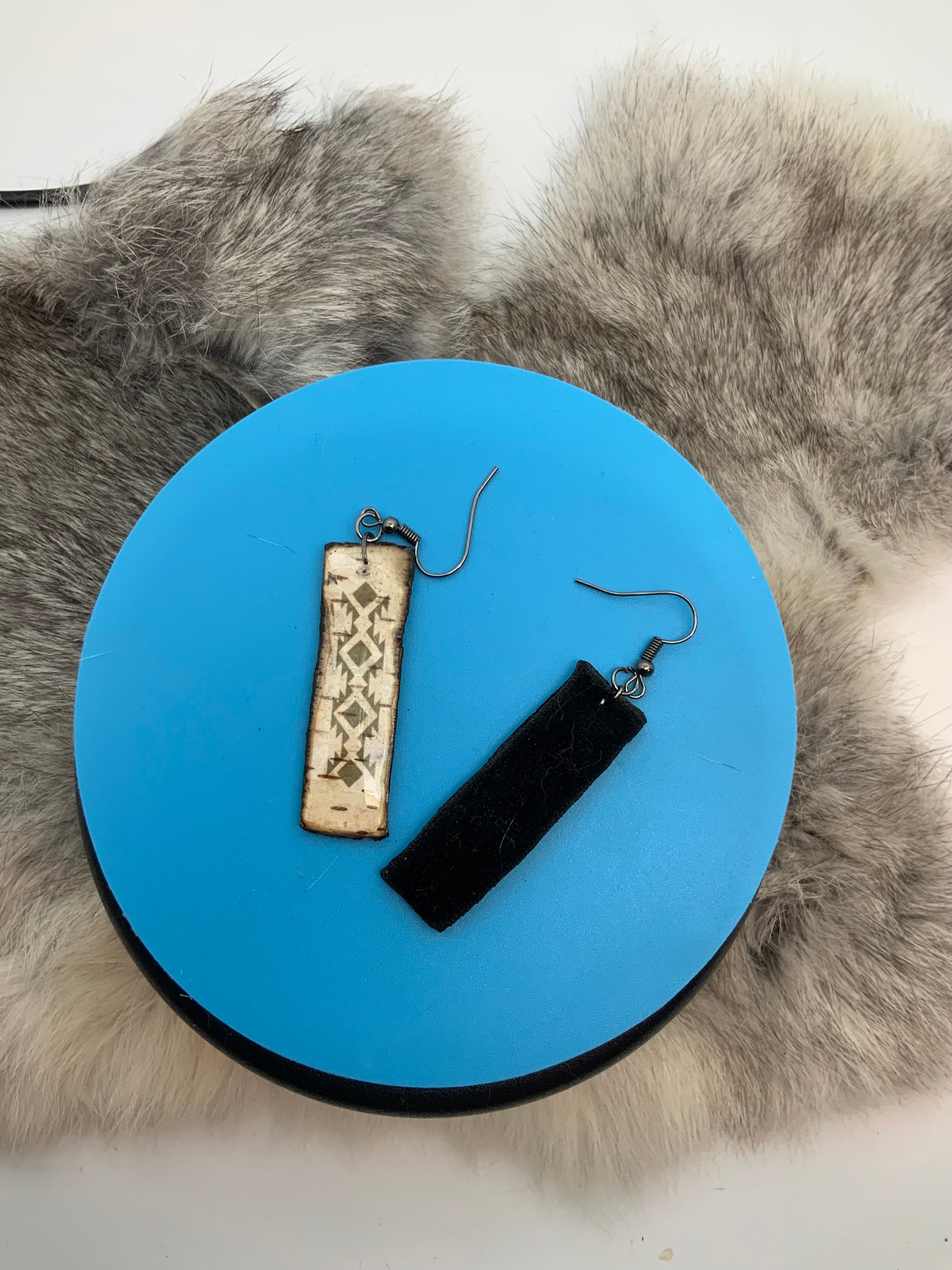 Handmade Birchbark Earrings – Wanonah Collection