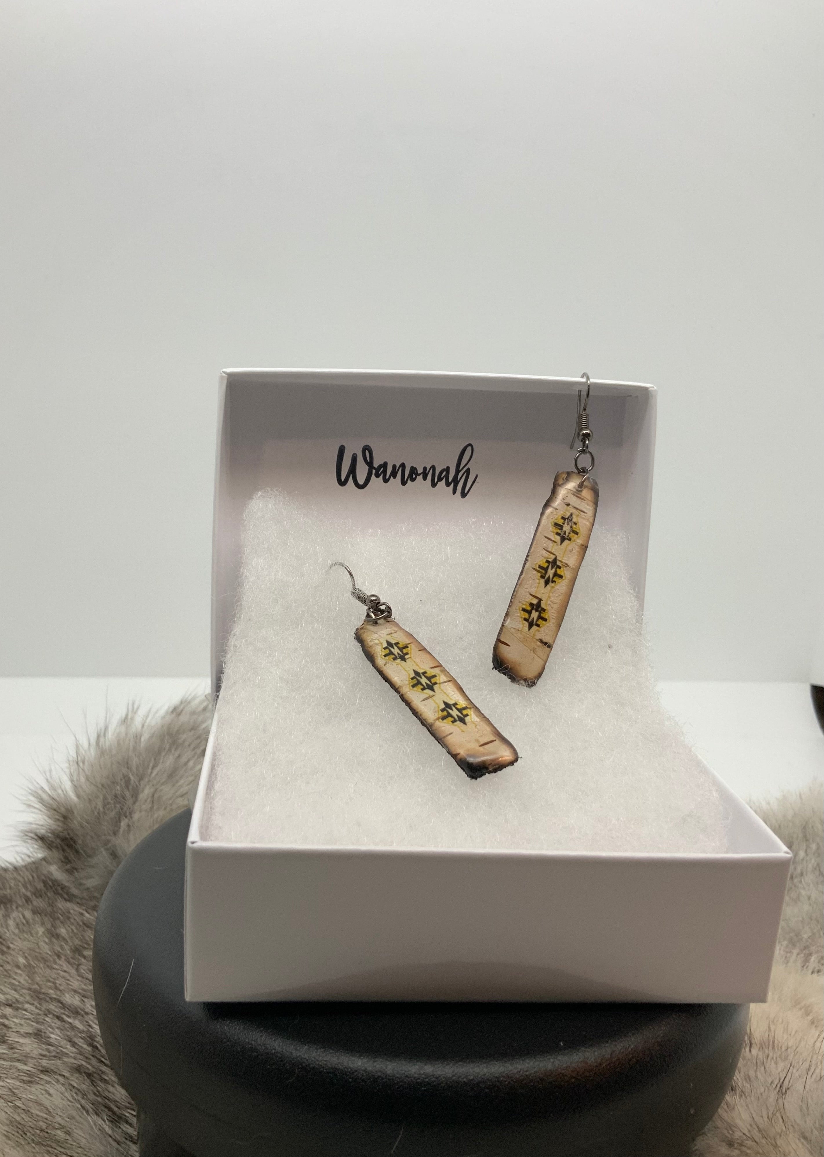 Handmade Birchbark Earrings – Wanonah Collection