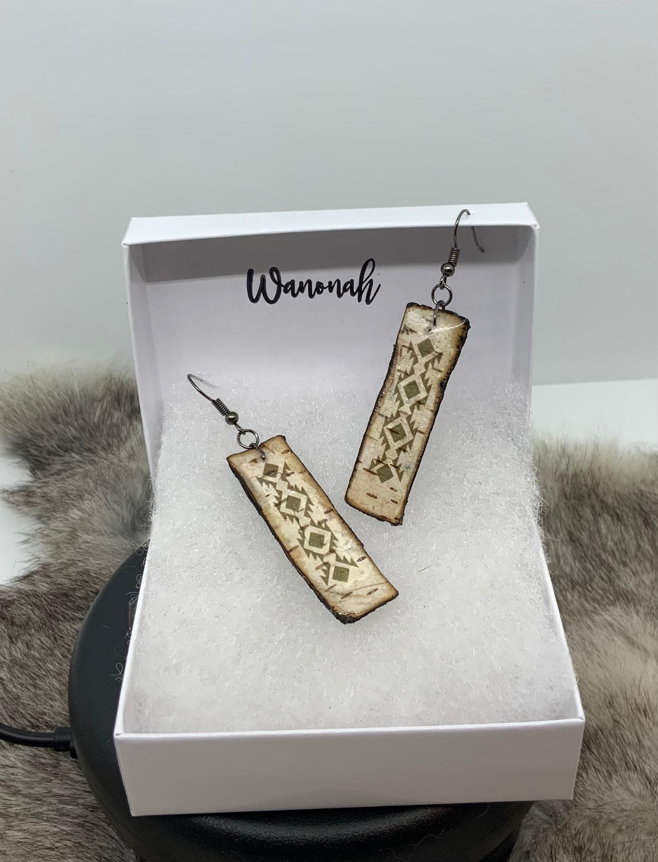 Handmade Birchbark Earrings – Wanonah Collection