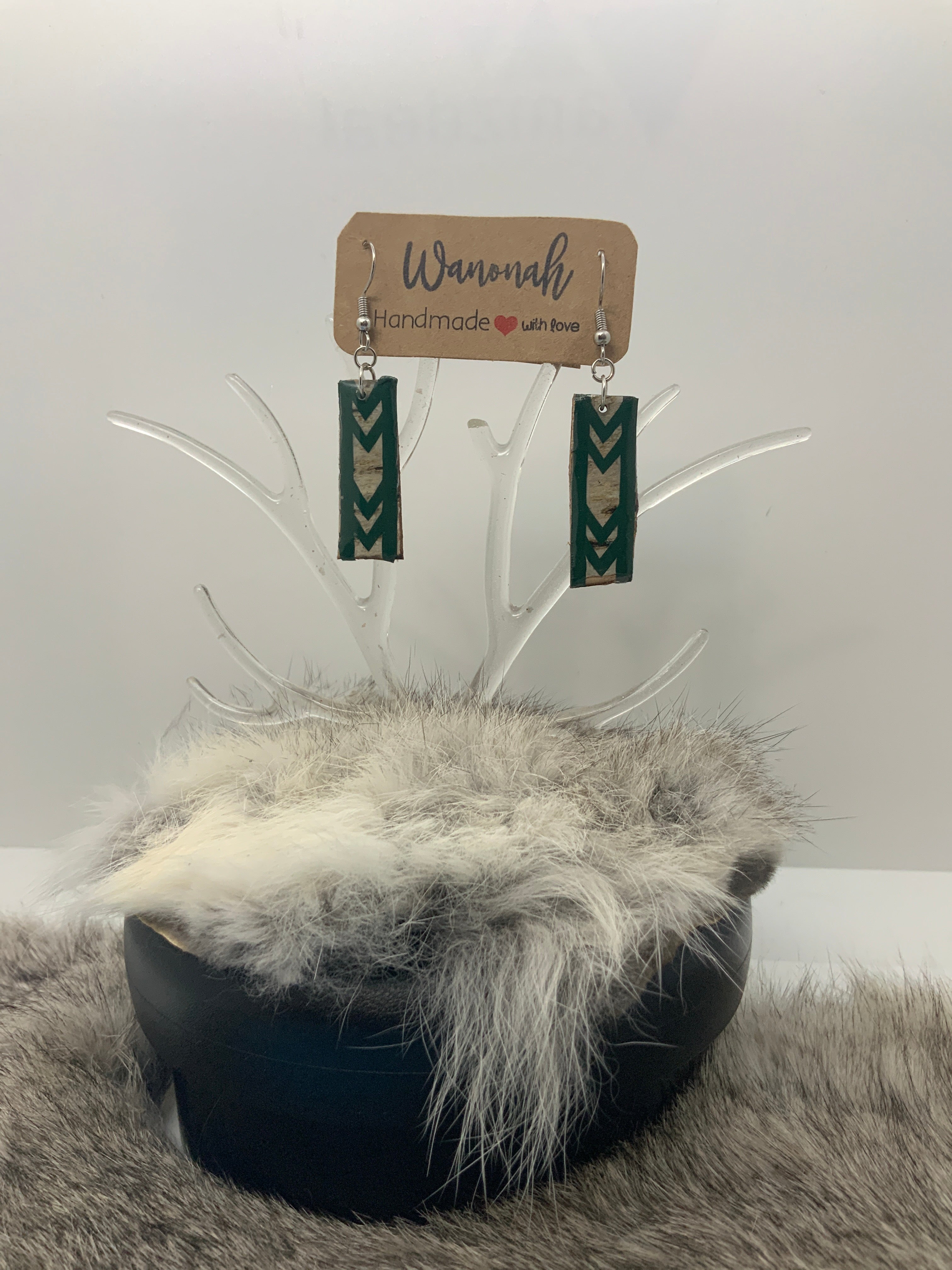 Handmade Birchbark Earrings – Wanonah Collection