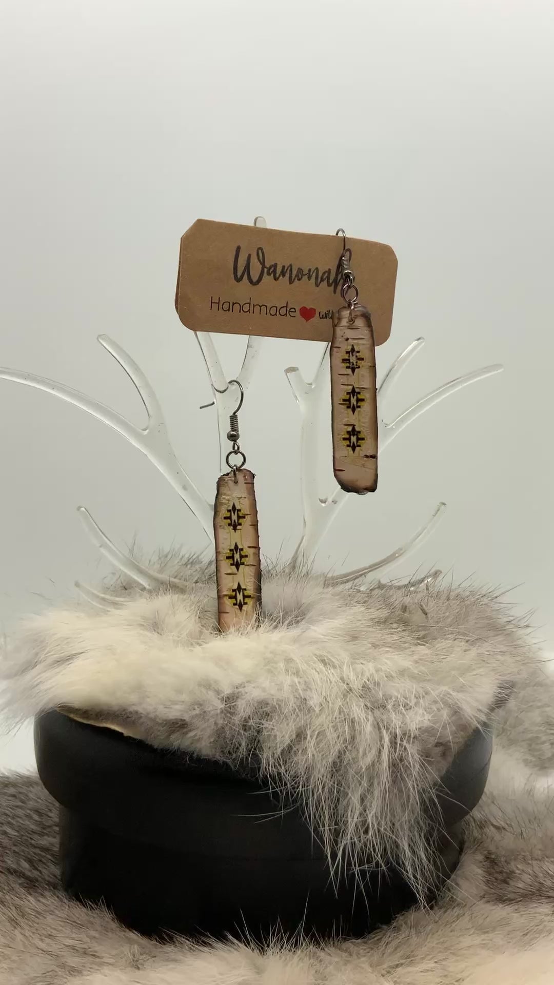 Handmade Birchbark Earrings – Wanonah Collection