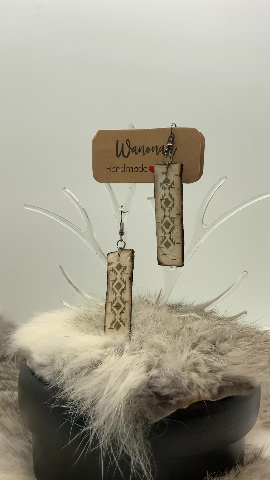 Handmade Birchbark Earrings – Wanonah Collection