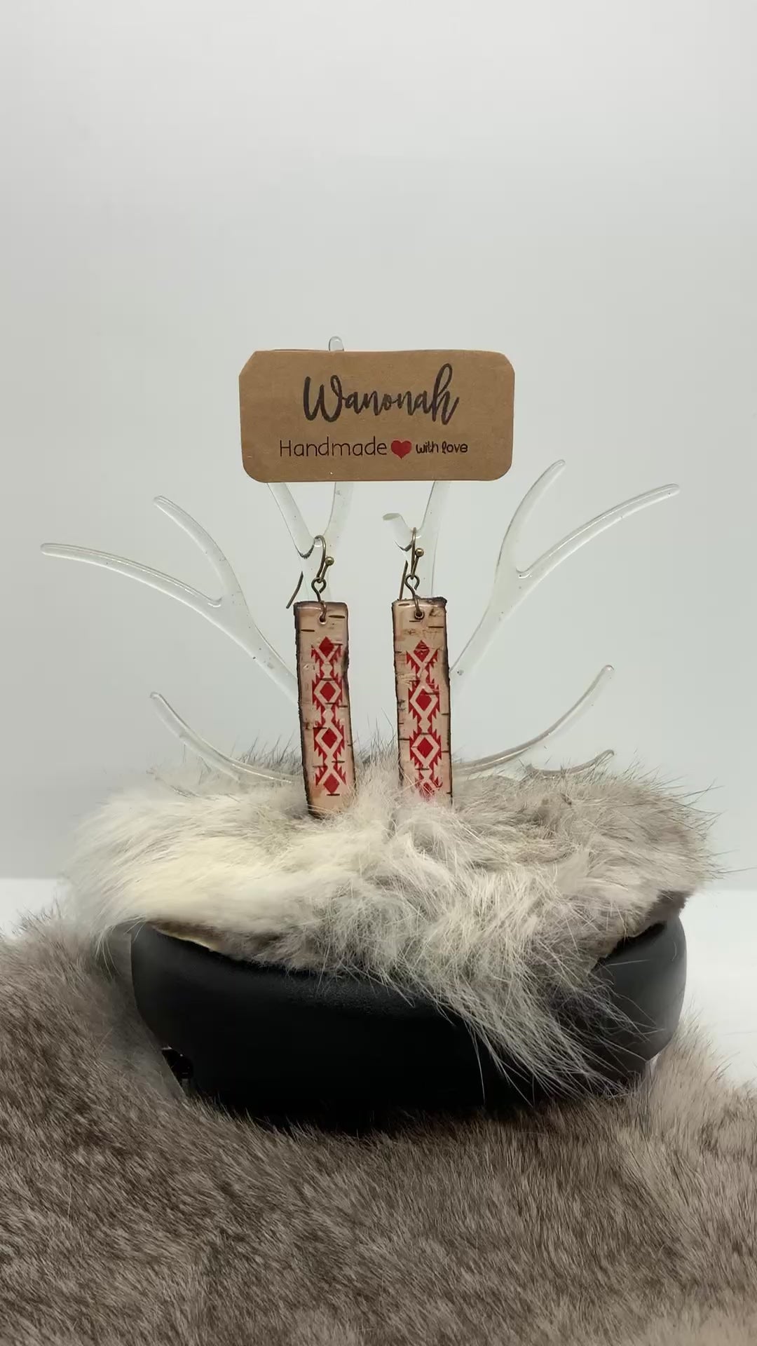 Handmade Birchbark Earrings – Wanonah Collection
